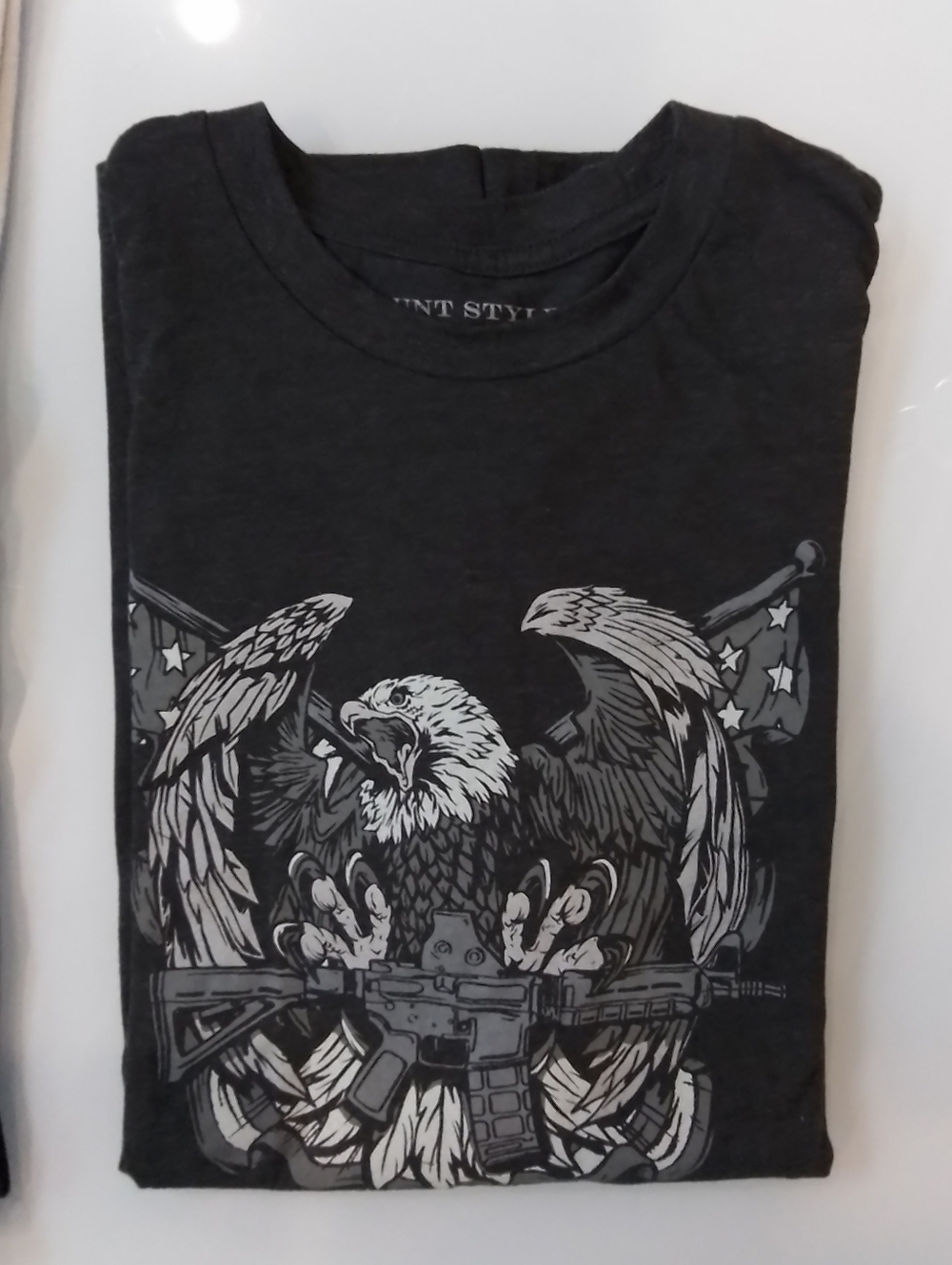 Grunt Style Black Eagle Graphic Short Sleeve Tee